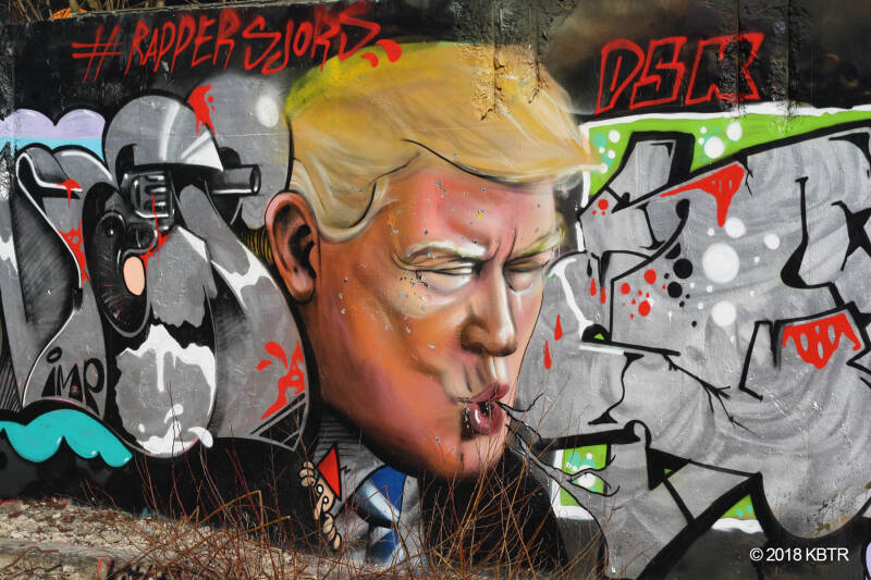 Portrait of Trump by KBTR