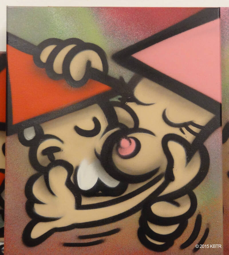 KBTR male cuddling between boobs