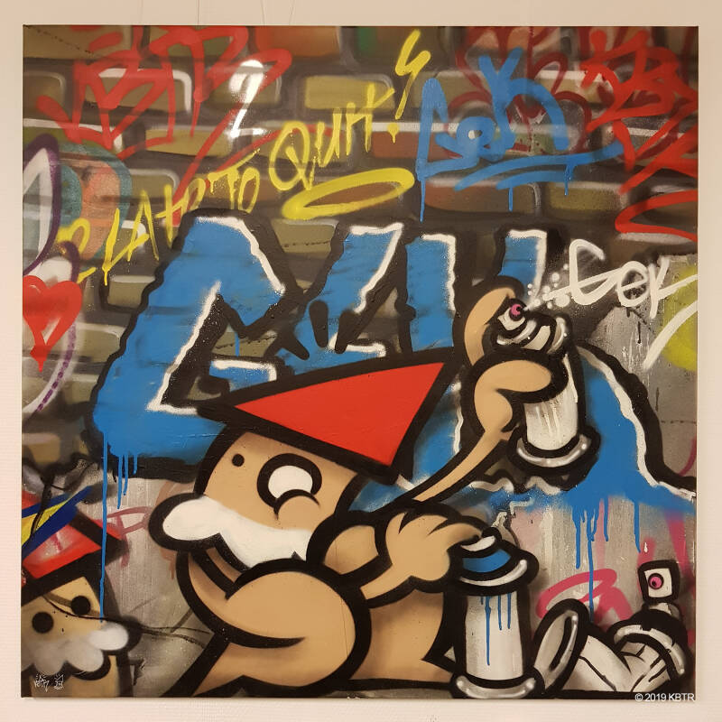 KBTR tagging with spraypaint