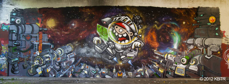 KBTR space piece for CD-cover 