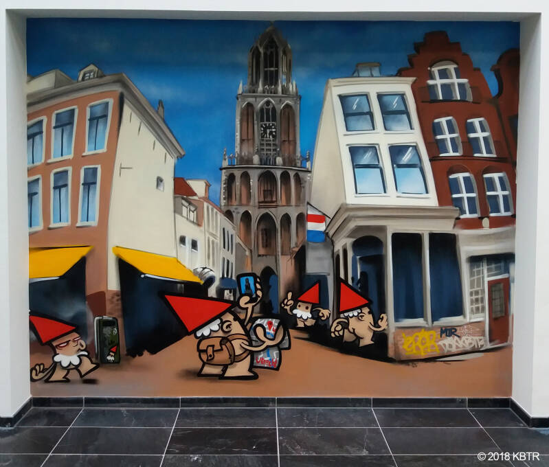 KBTR 3-luik in Antoniusziekenhuis Utrecht deel 2 KBTR maakt foto’s van de domtoren