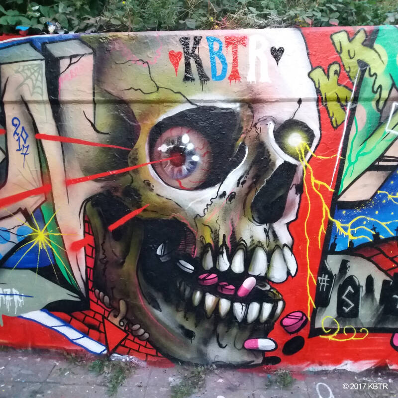 KBTR skull with realistic eye