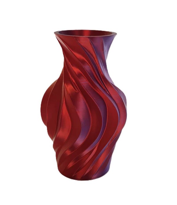 Spiraalvaas in 3 kleuren – 3D-geprint design in 15cm