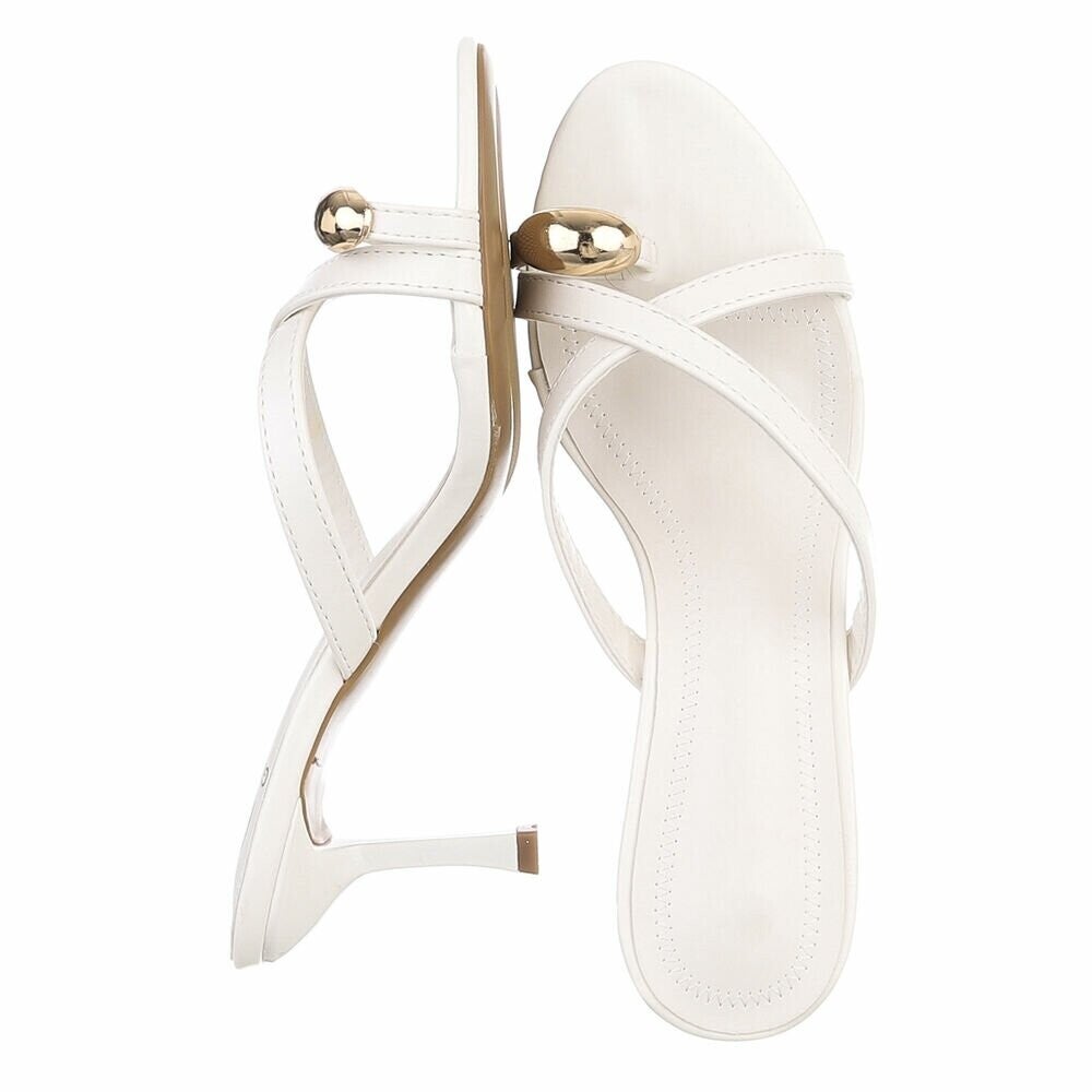 Elegante dames slippers met verfijnde bandjes