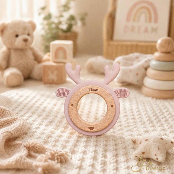 Baby Siliconen Bijtring Hert