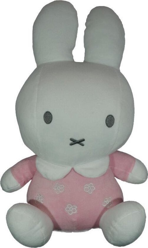 Nijntje knuffel / rammel  - 40 cm - roze
