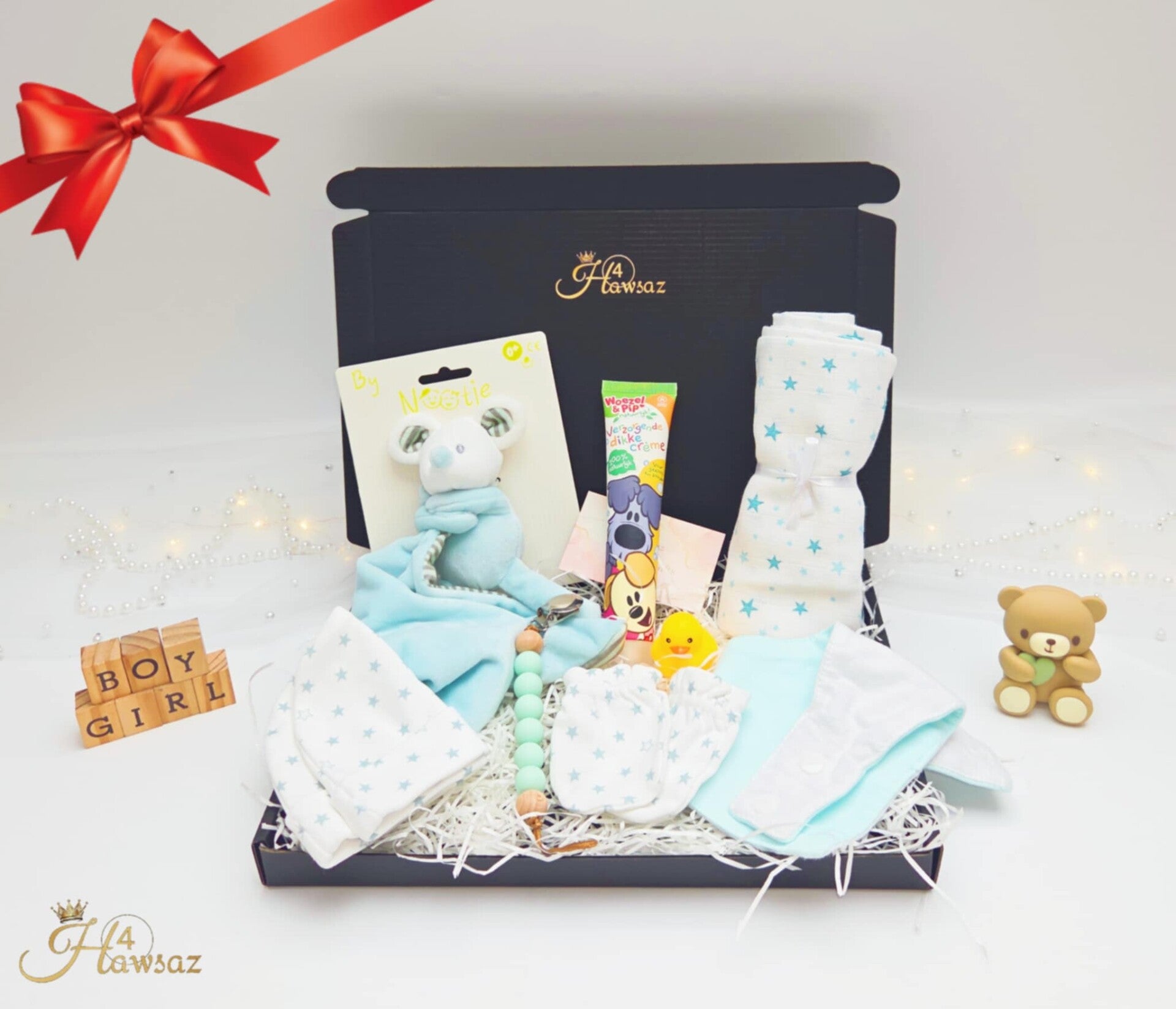 Luxe Geboorte Cadeaubox – Welkom Wondertje