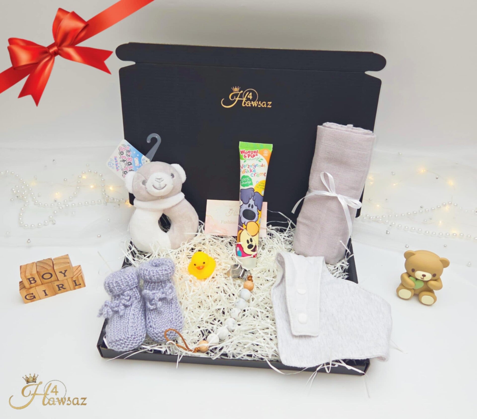 Luxe Geboorte Cadeaubox – Welkom Wondertje