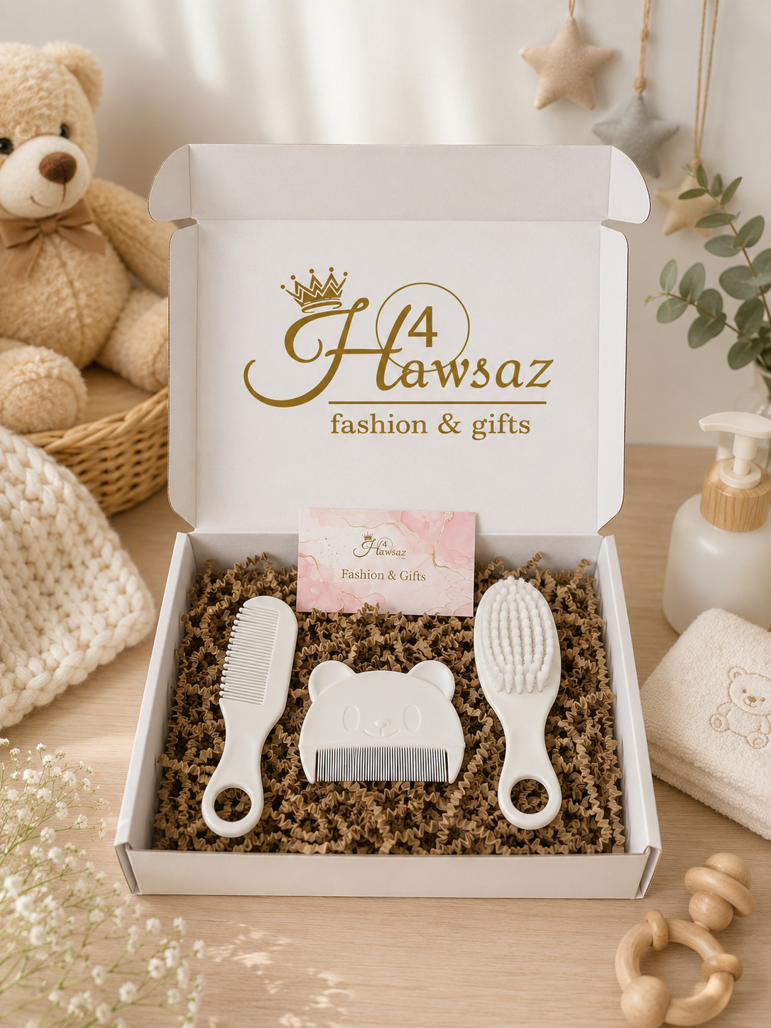 Baby borstel & kam set – een praktisch en persoonlijk cadeau