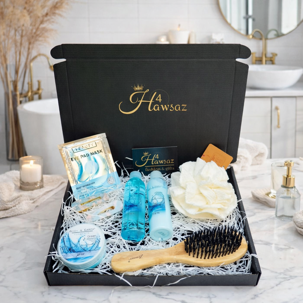 Bad- en bodycadeau 8 stuks - Luxe Cadeaupakket