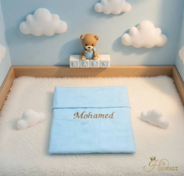 Soft Touch babydeken met naam