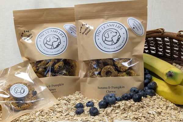 Banana & Pumpkin Soft Chews with Blueberries