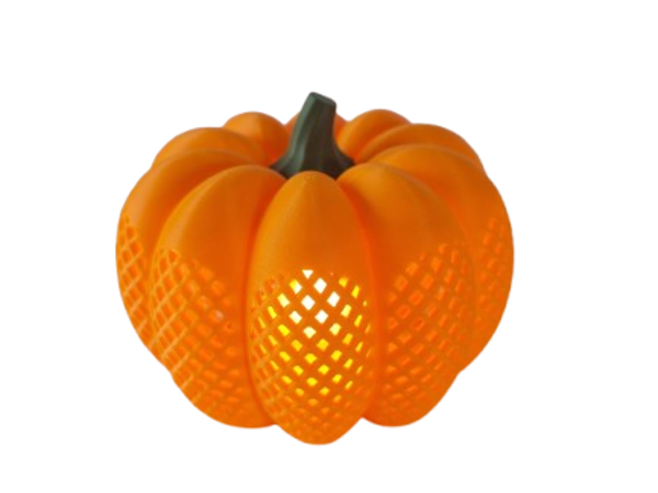 sierpompoen (met theelichtje) oranje