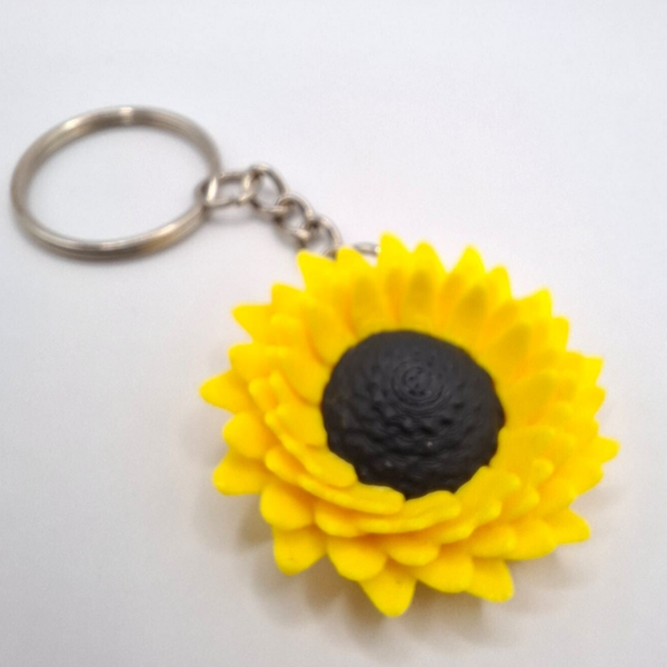 sleutelhanger zonnebloem