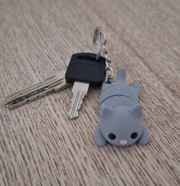 Sleutelhanger kat