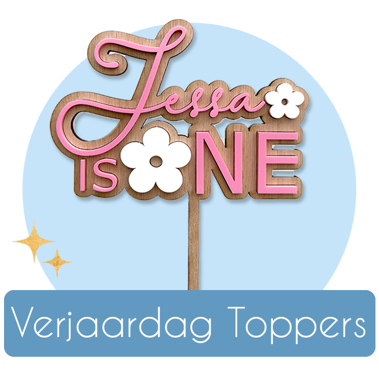 Verjaardags Taart Toppers