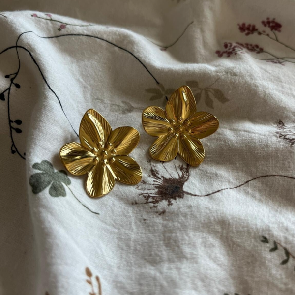 Flower oorbellen