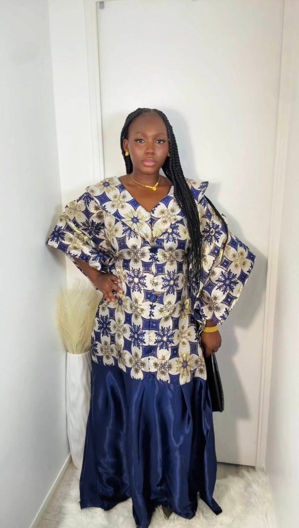 Robe brocard satin