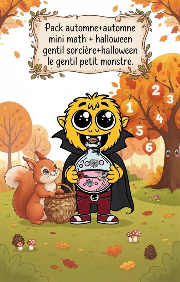 PACK Automne + Halloween 3 PDF+Word