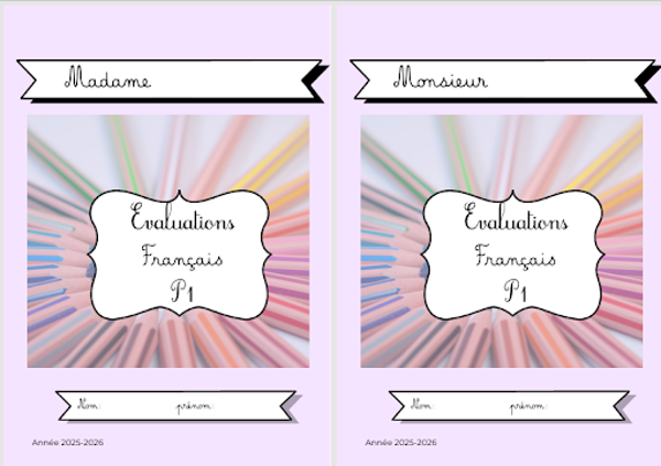 Evaluation P1 Français