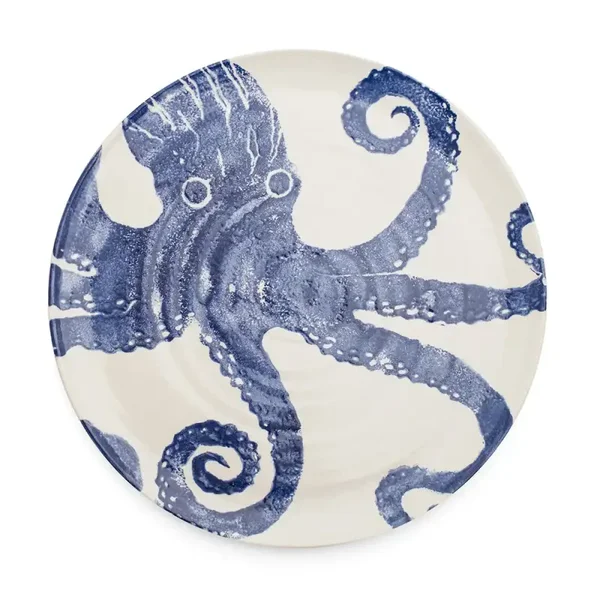 Creatures Octopus Platter | Ocean Animal | Blue Platter
