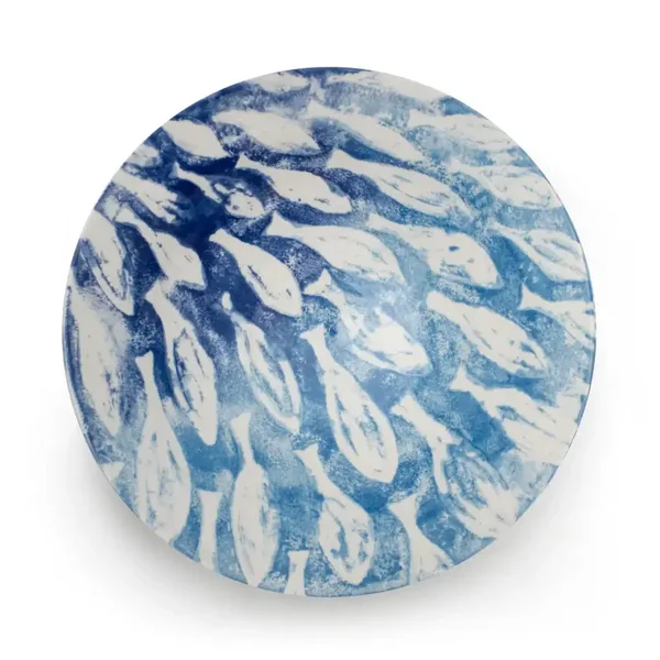 Creatures Shoal Fish Salad Bowl | Blue Seaside Tableware