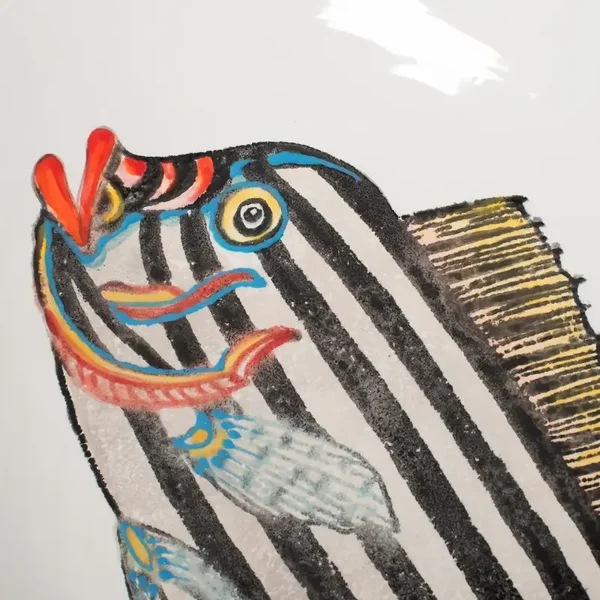 Fantastical Fish Large Oval Serving Bowl