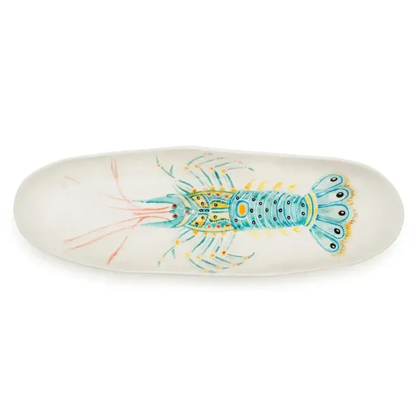 Fantastical Fish Long Platter Ecrevisse