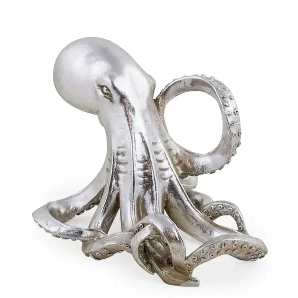 Silver Octopus Wine Bottle Holder