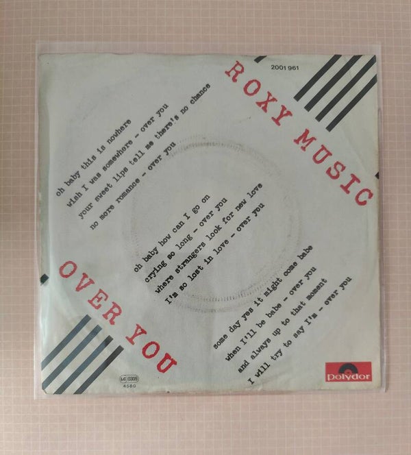 Roxy music - Over you
