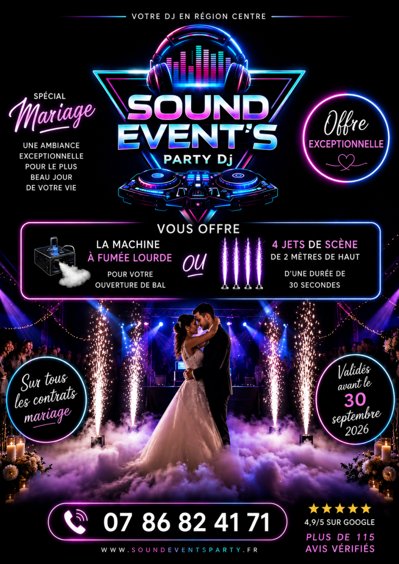 promotion offre exceptionnelle mariage dj 45 Loiret