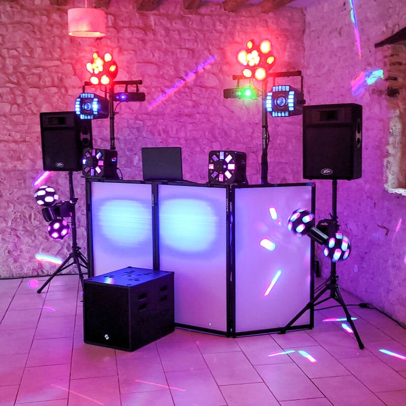 installation dj ambiance light