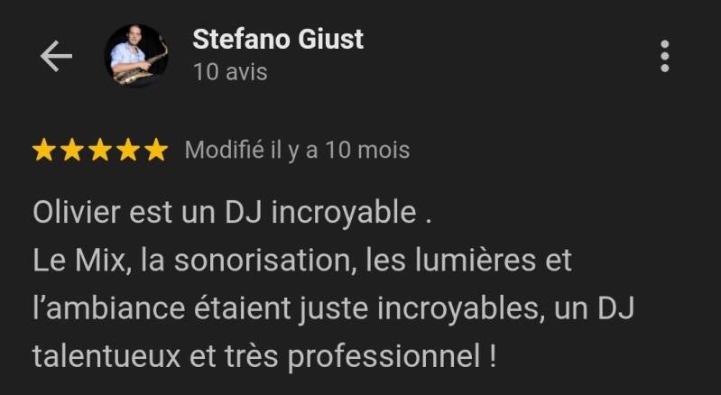 Témoignage Stefano Giust DJ professionnel Loiret