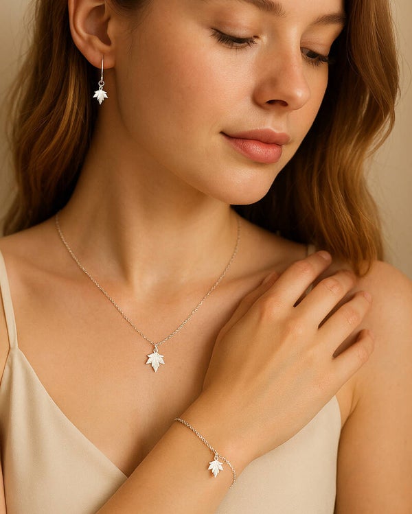 Maple Leaf Collection (Earring, Bracelet, Necklace