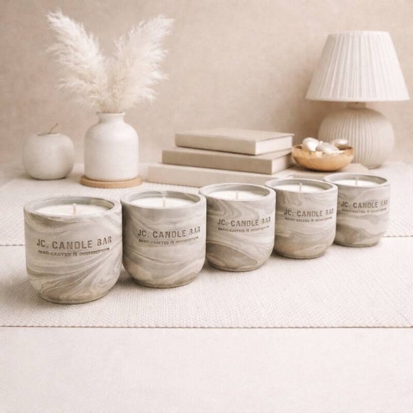 Handcrafted Concrete Candle - Statement piece