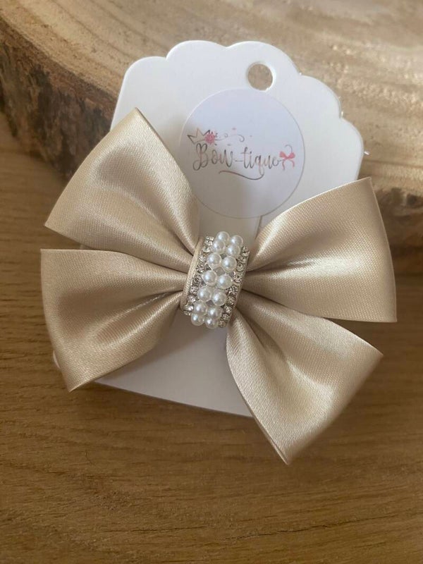 Soft gold strass / parel zilver