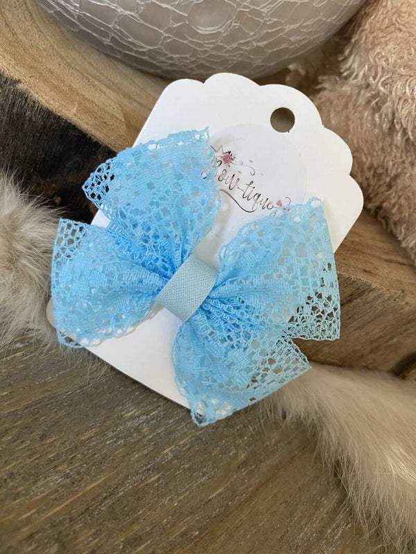 Kanten strik Maeve Sky Blue Light