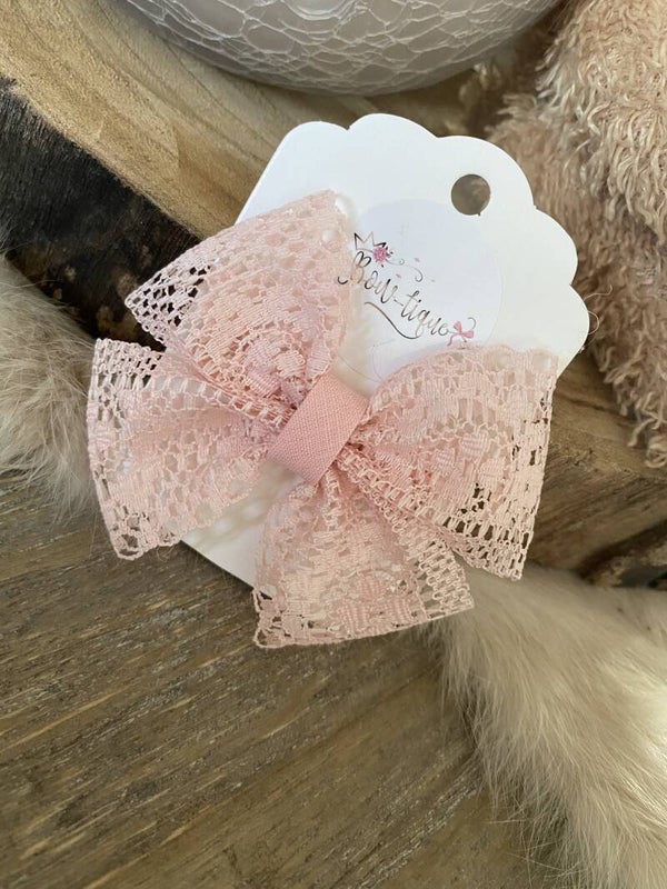 Kanten strik Maeve Pink Azalea