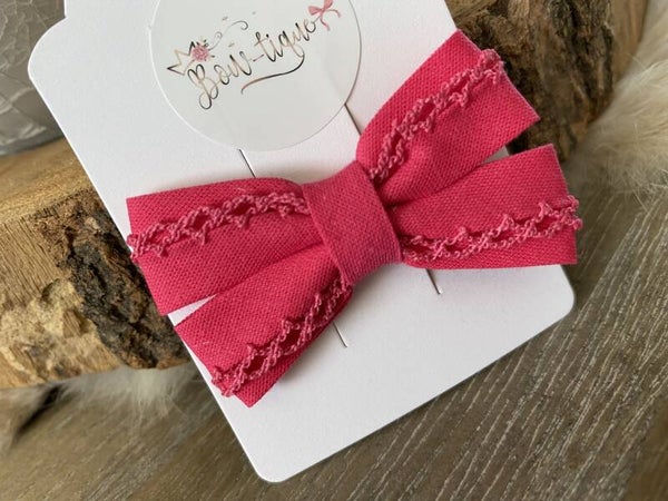 Katoenen Strik Kantje Flamingo