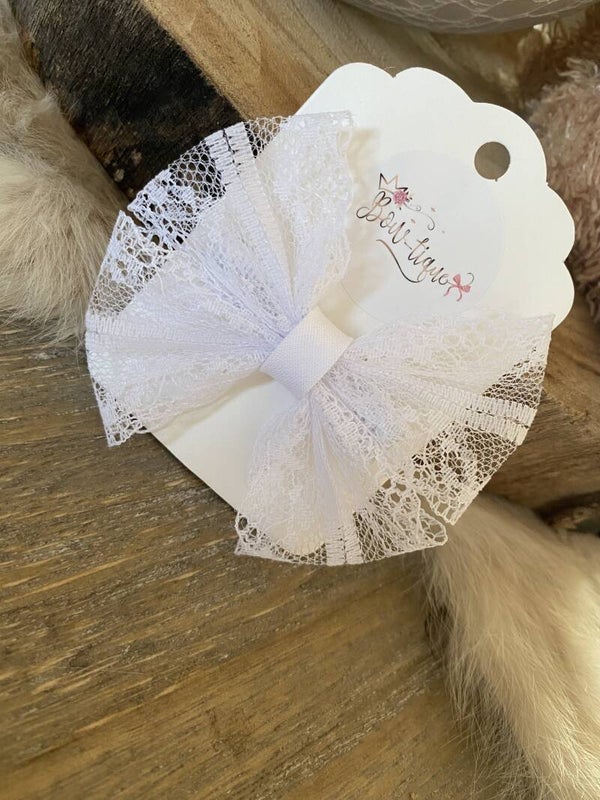 Kanten strik Lilou Wit