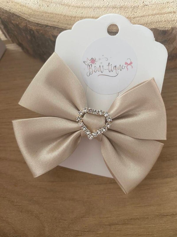 Soft gold strass hartje