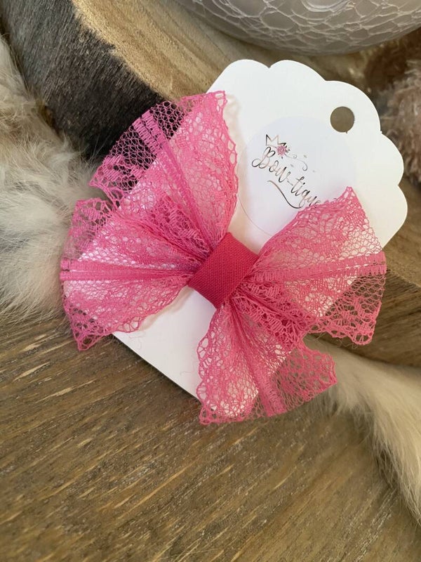 Kanten strik Lilou Flamingo