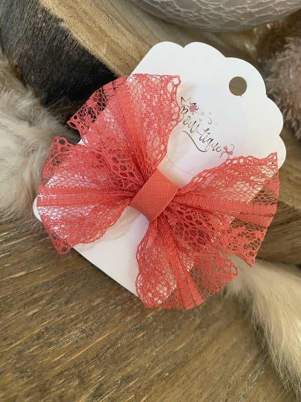 Kanten strik Lilou Coral