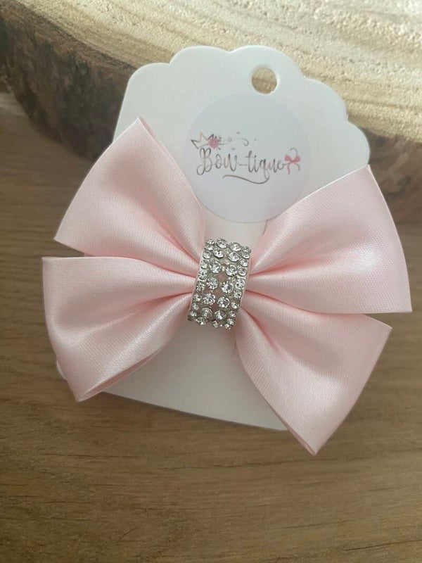 Ice pink strass zilver