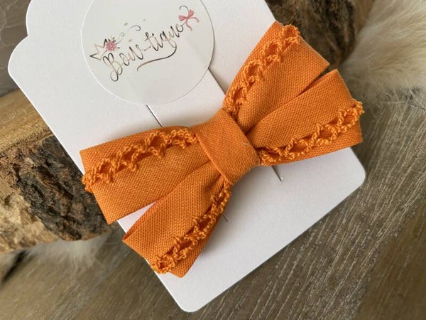 Katoenen Strik Kantje Orange