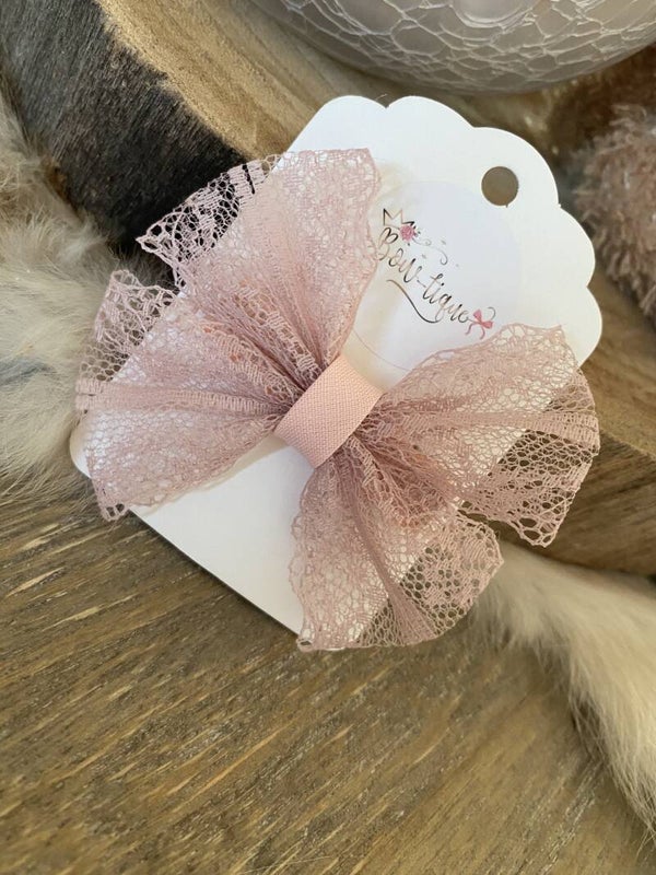 Kanten strik Lilou Ice Pink