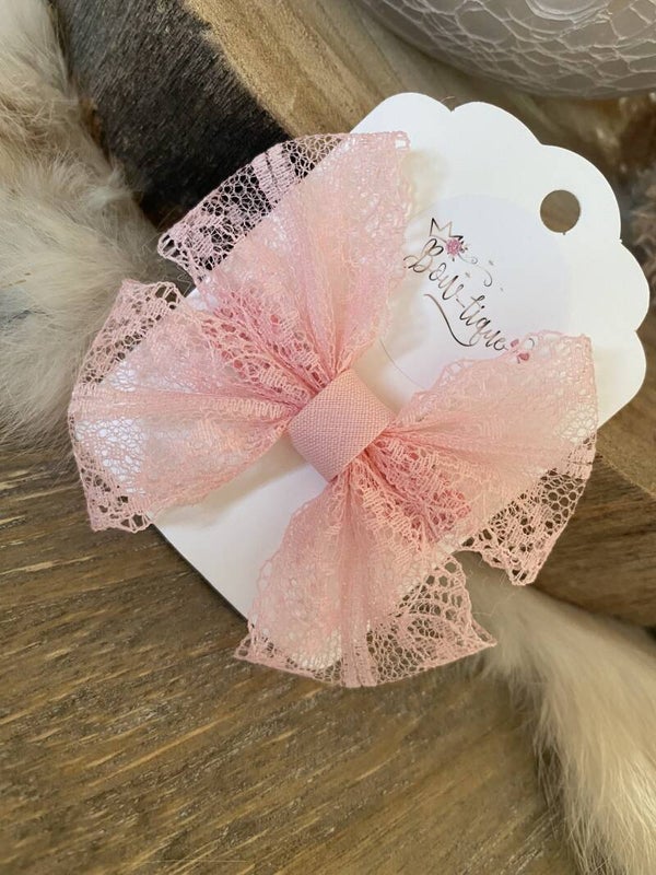 Kanten strik Lilou Pink Azalea