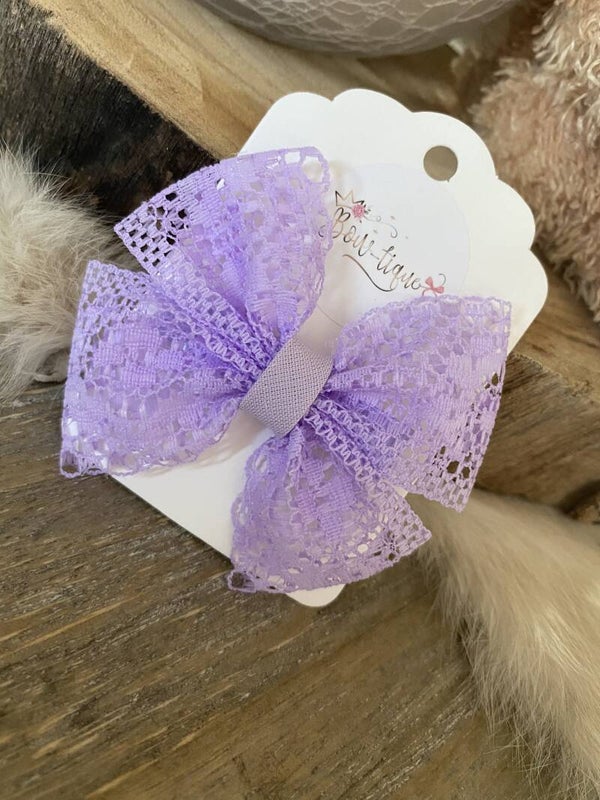 Kanten strik Maeve Lilac