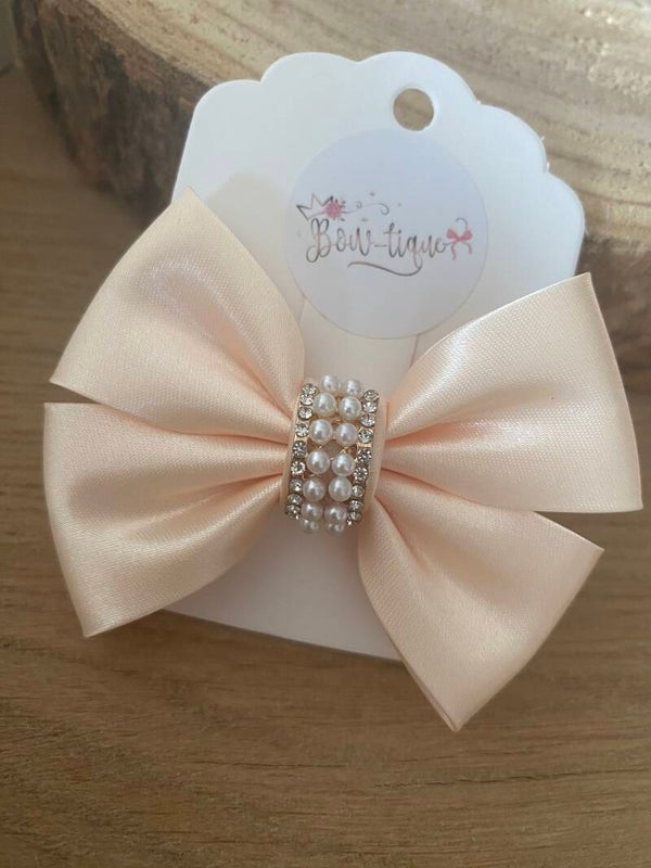 Cream strass / parel goud