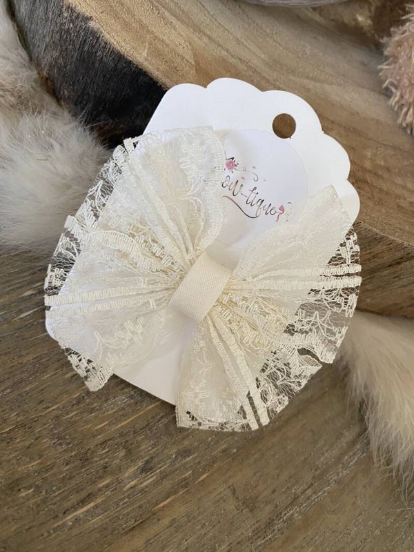 Kanten strik Philou Ivory